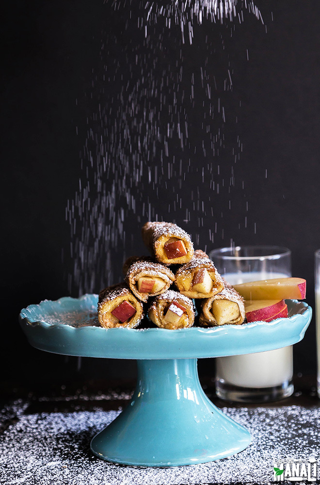 Apple Peanut Butter French Toast Roll Ups