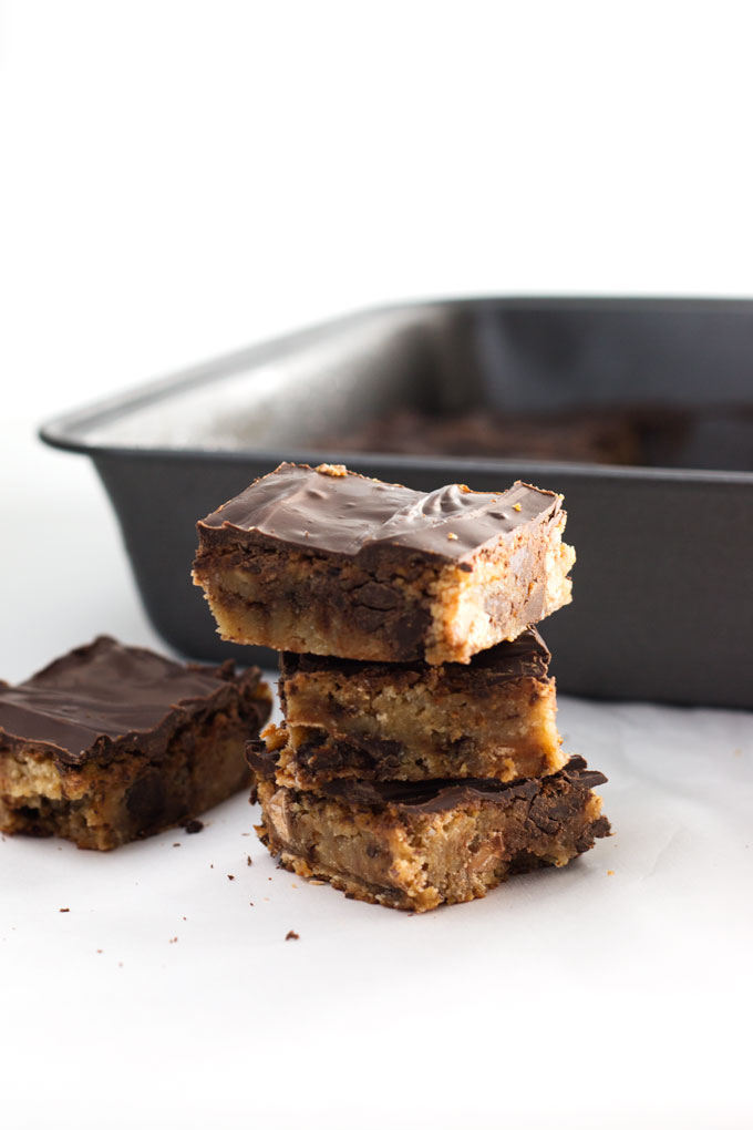 Chocolate Butterscotch Cookie Bars » Blender Happy