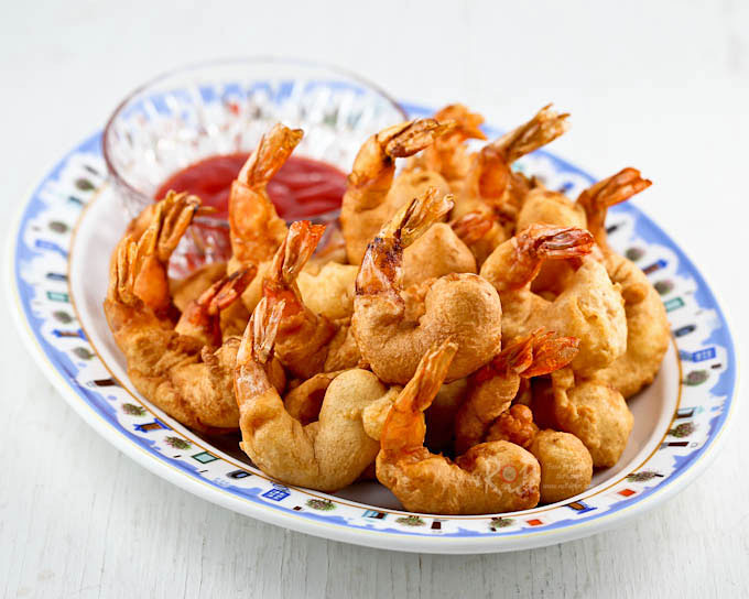 Golden Shrimp Puffs