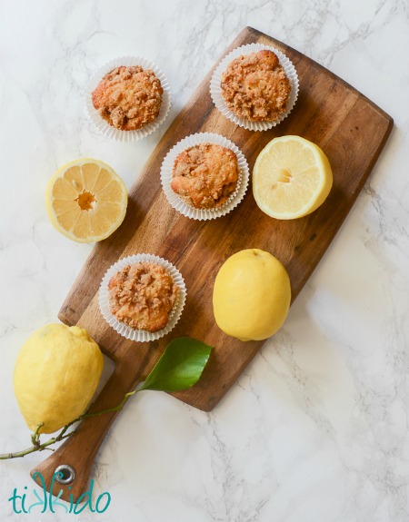 Crumb Topped Lemon Muffins Recipe