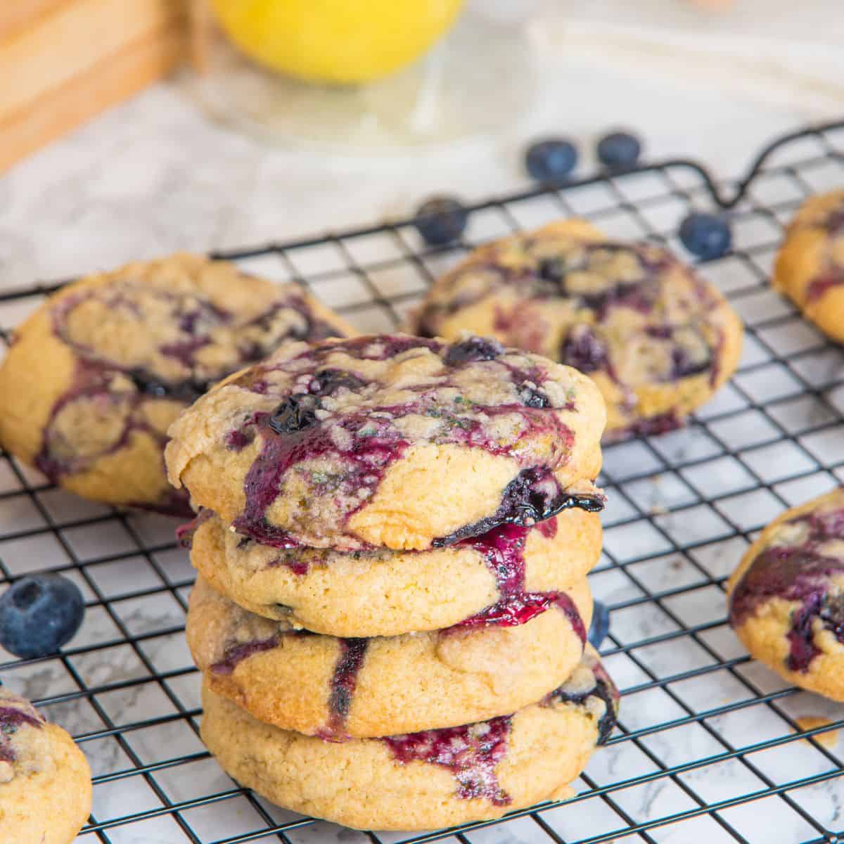 Lemon Blueberry Cookies