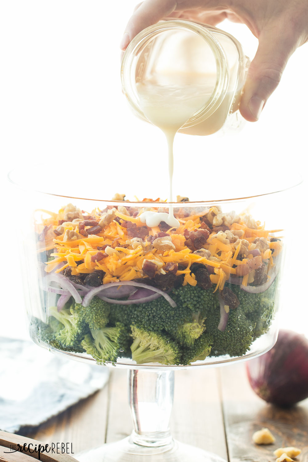 Layered Broccoli Salad Recipe