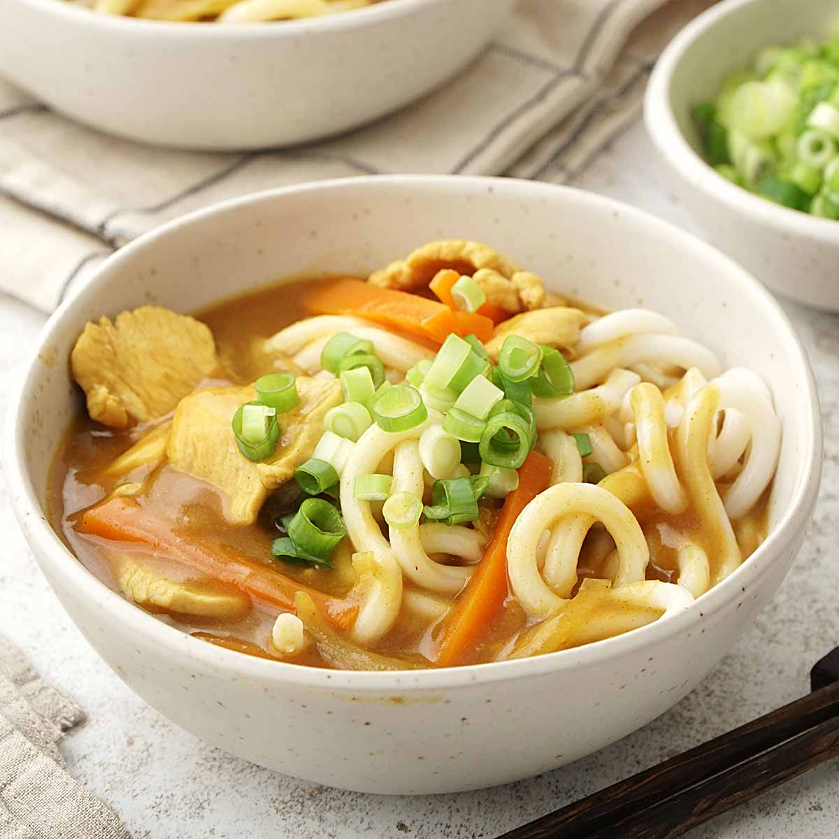 Curry Udon with Chicken