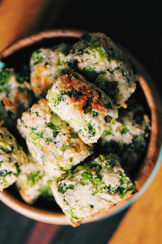Baked Garlic-Parmesan Broccoli Bites (Gluten Free)
