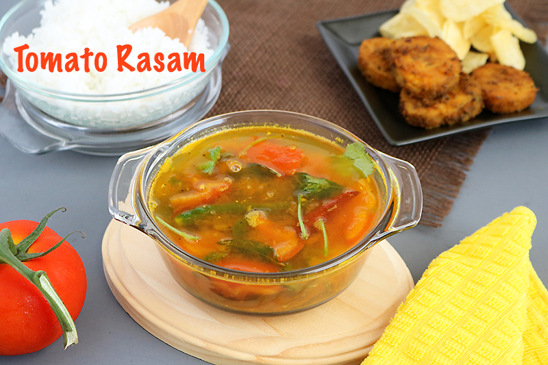 Tomato Rasam - Easy South Indian Rasam Recipe