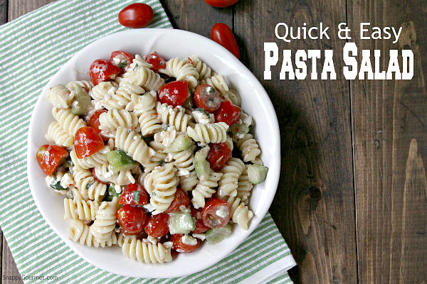 Quick and Easy Pasta Salad Recipe