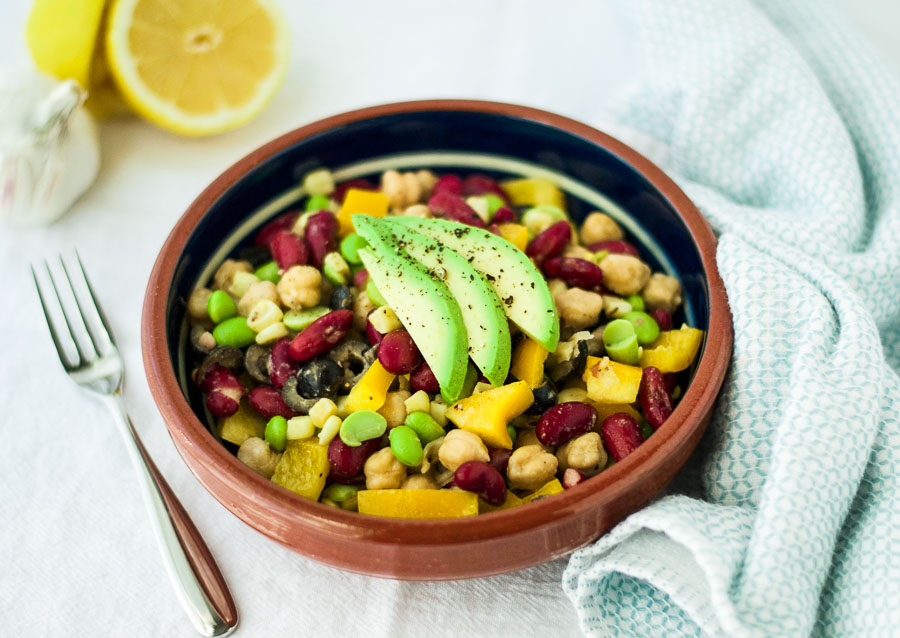 Mixed Bean Salad - Vegan