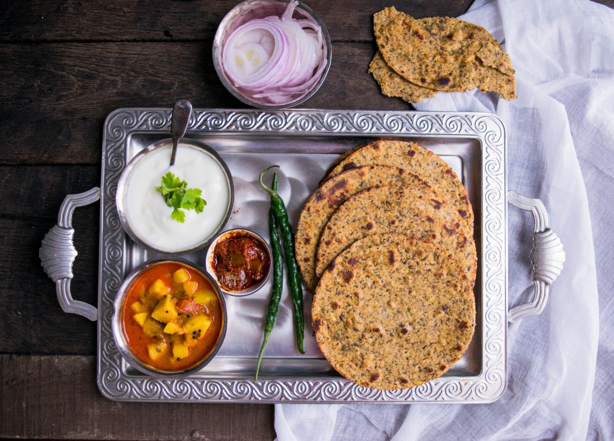 Korma Roti -paratha-Lentil Flatbread