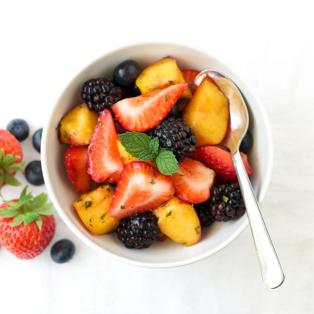 Berry Nectarine Fruit Salad