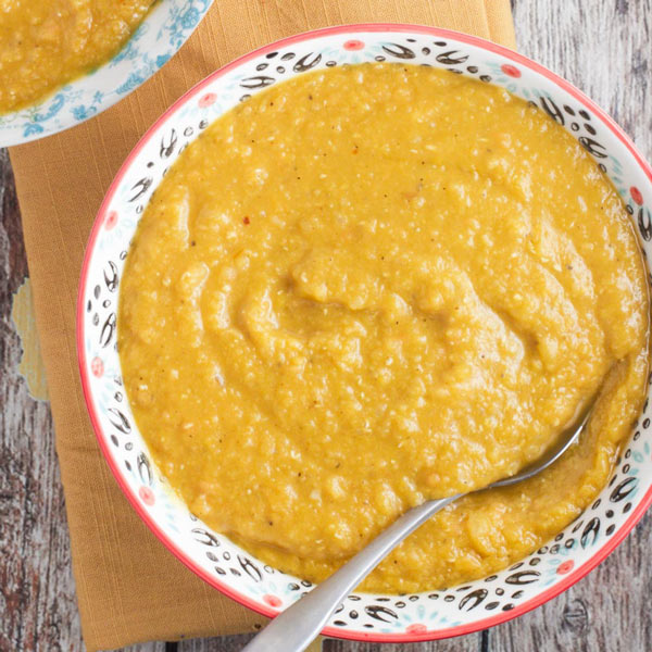 Crushed Lentil Soup- Veggie Chick Recipes