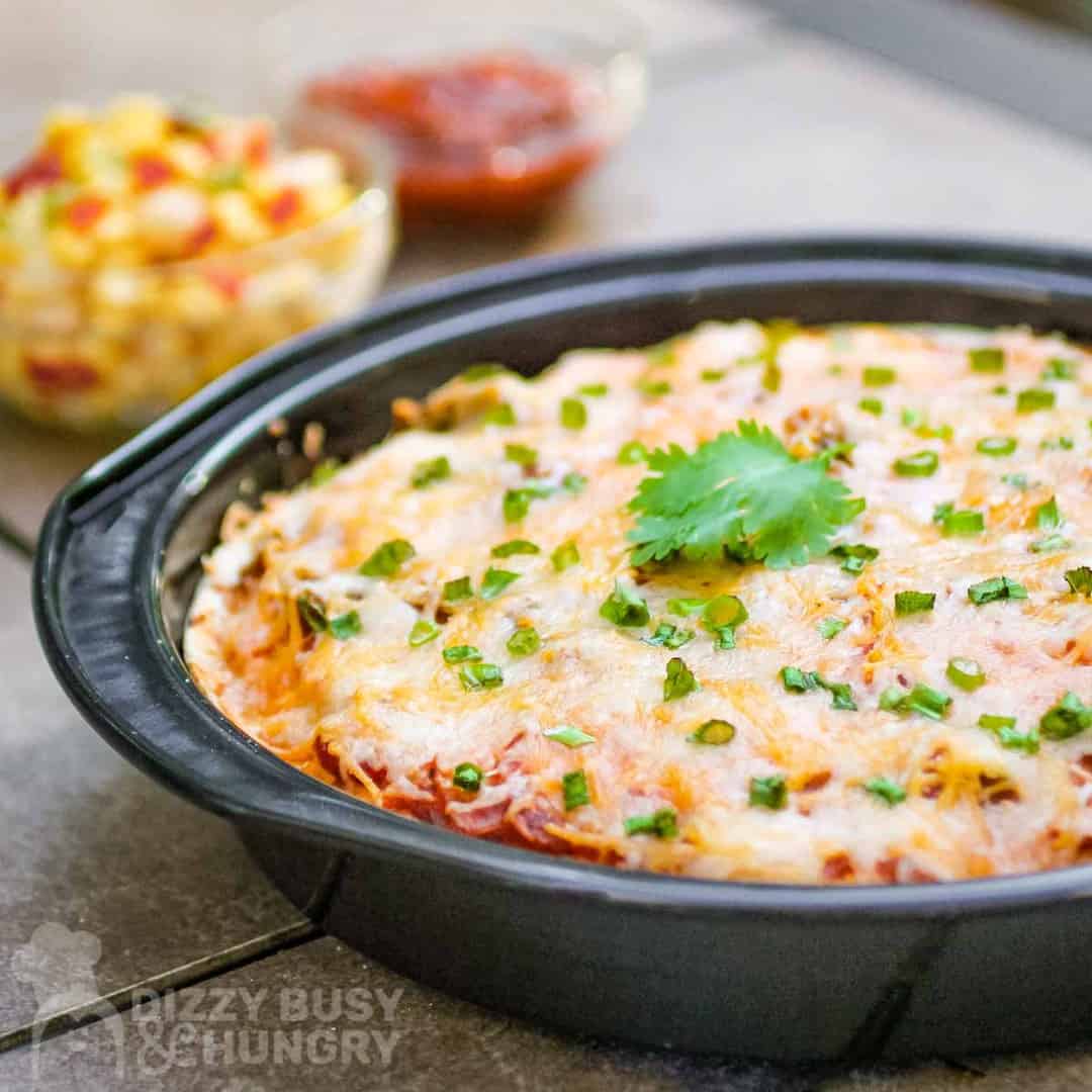 Fiesta Lasagna-Vegetarian Mexican Casserole