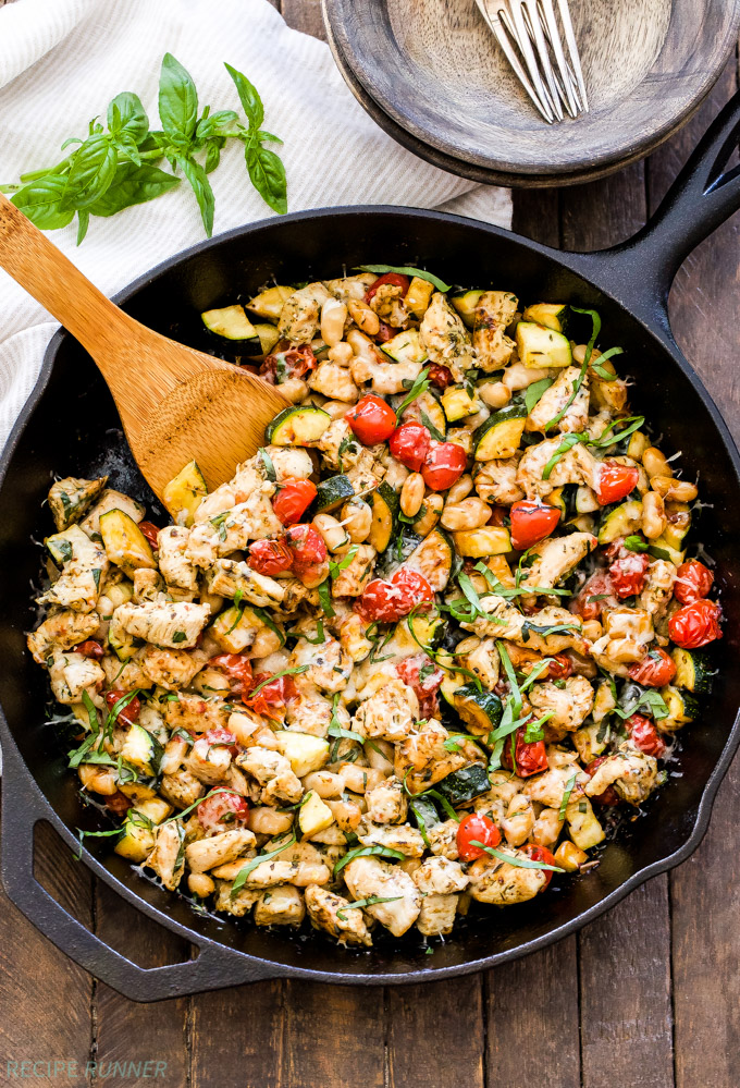 Italian Chicken and Vegetable Skillet