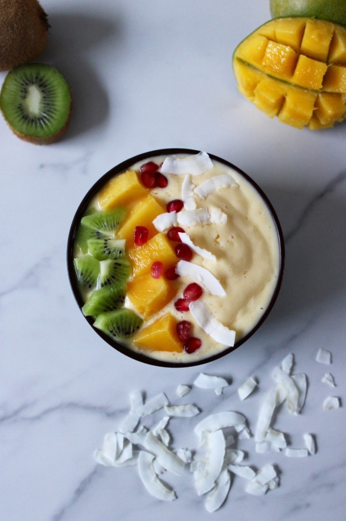 Mango Smoothie Bowl with Coconut