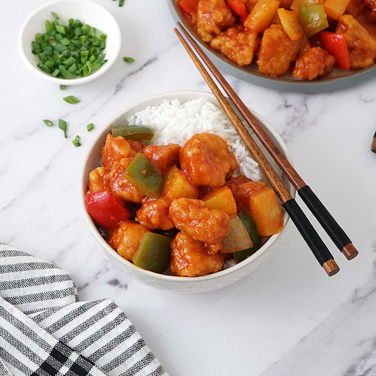 Sweet and Sour Chicken Hong Kong Style