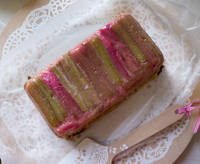 Vanilla Rhubarb Cake