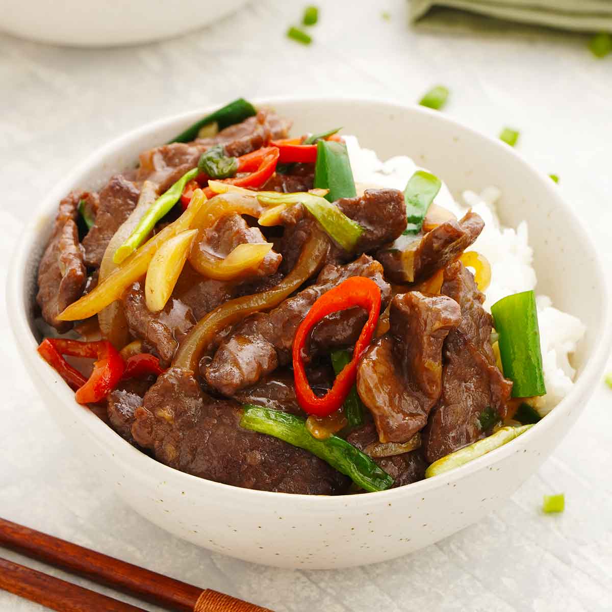 Mongolian Beef Stir Fry - Khin's Kitchen