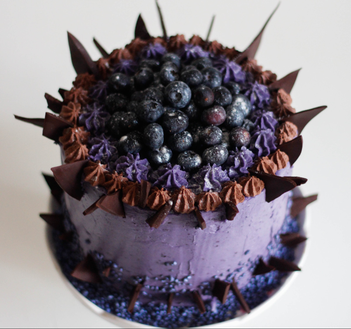 Midnight Blueberry Cake