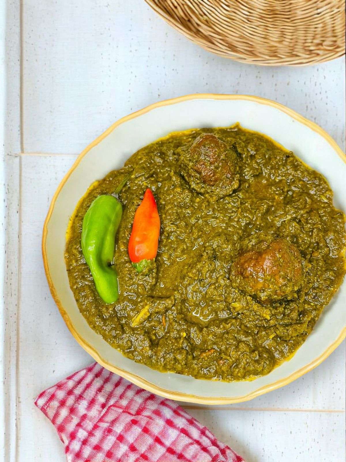 Palak Kofta Curry | Meatballs And Spinach Curry