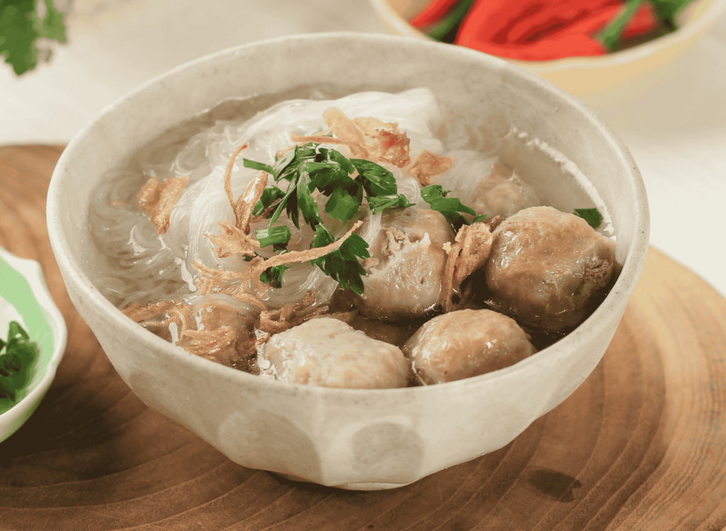 Indonesian Bakso (Meatball Soup)