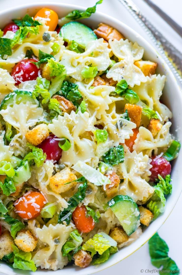 Caesar Pasta Salad Recipe