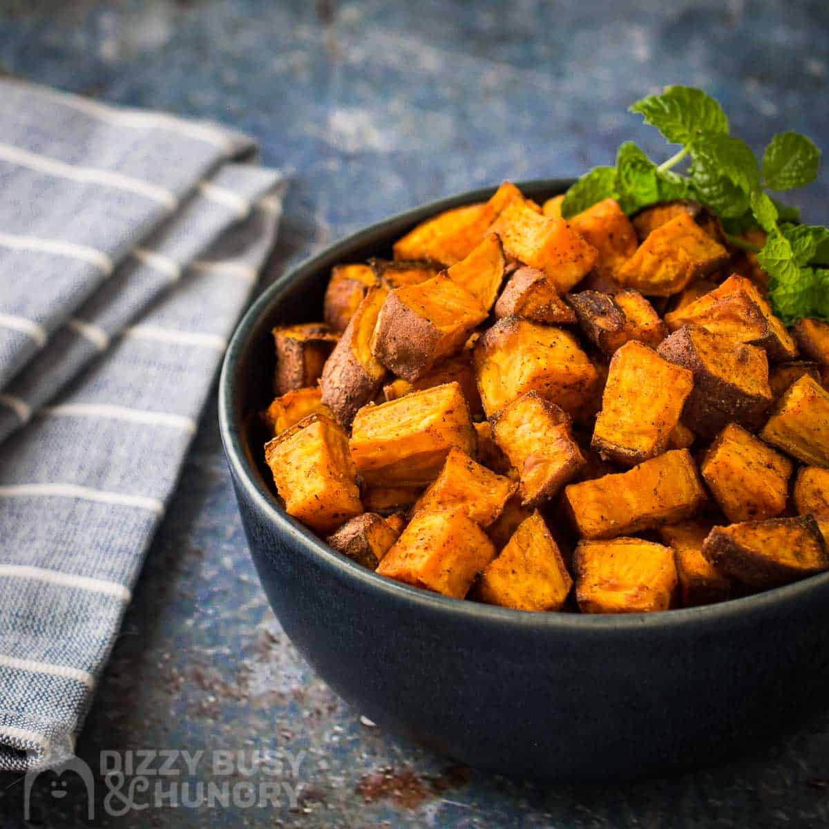 Air Fryer Sweet Potato Cubes