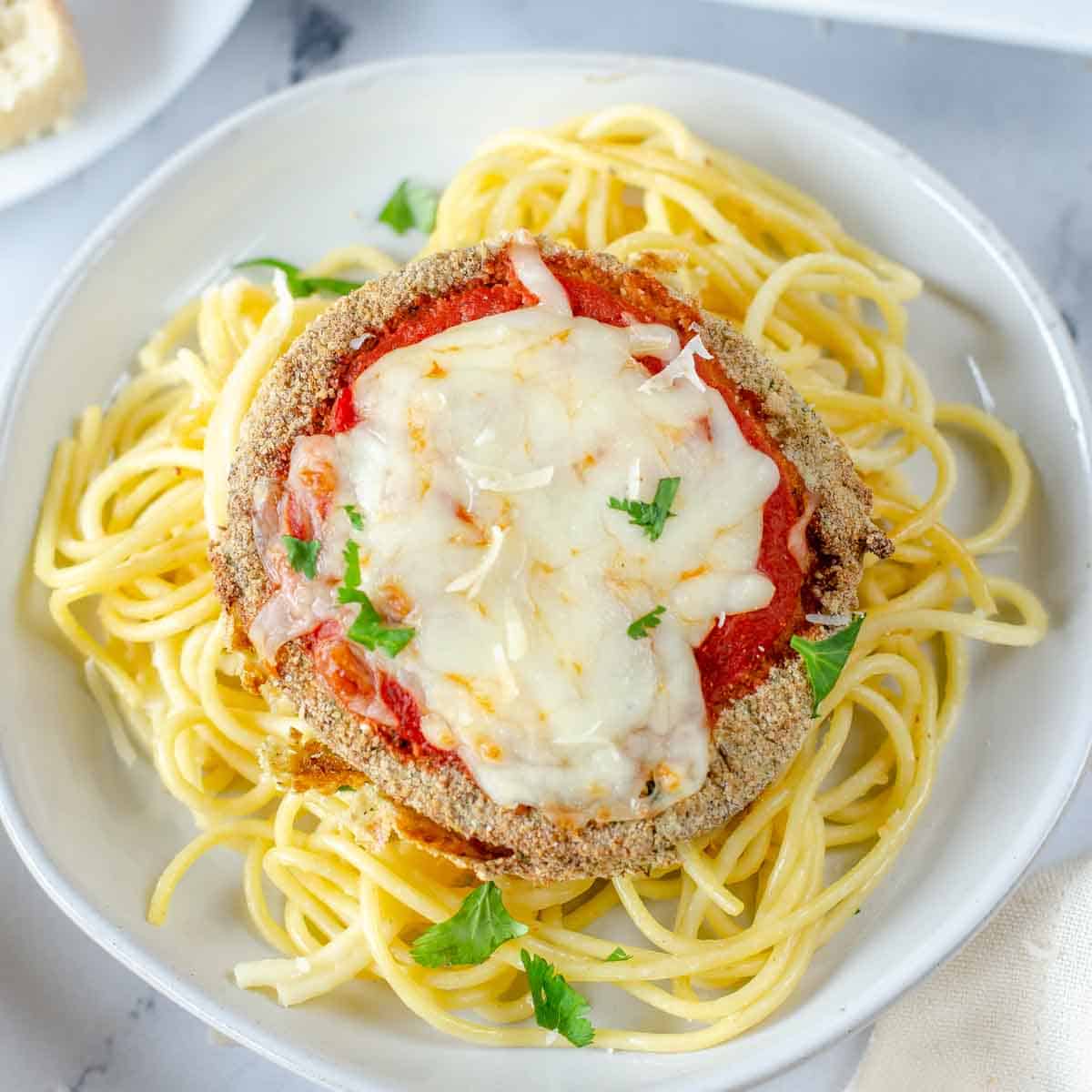 Air Fryer Eggplant Parmesan