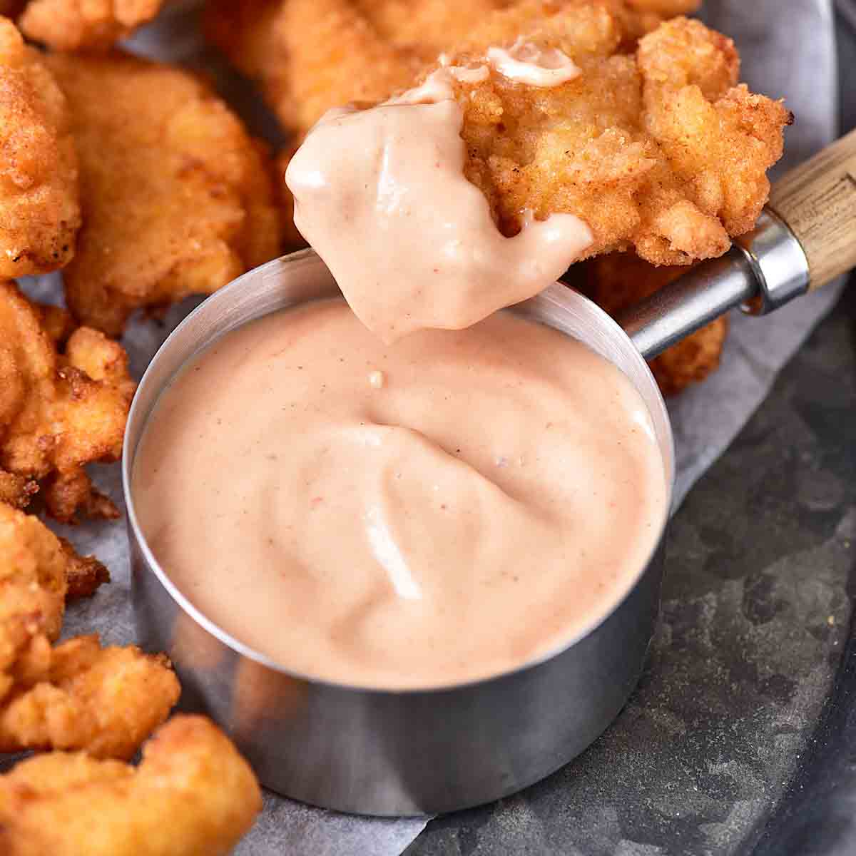 Homemade Raising cane's sauce recipe.