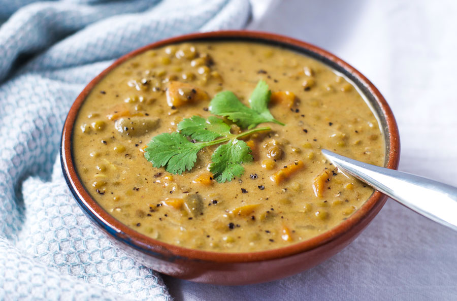 Coconut Curry Lentil Soup - Vegan