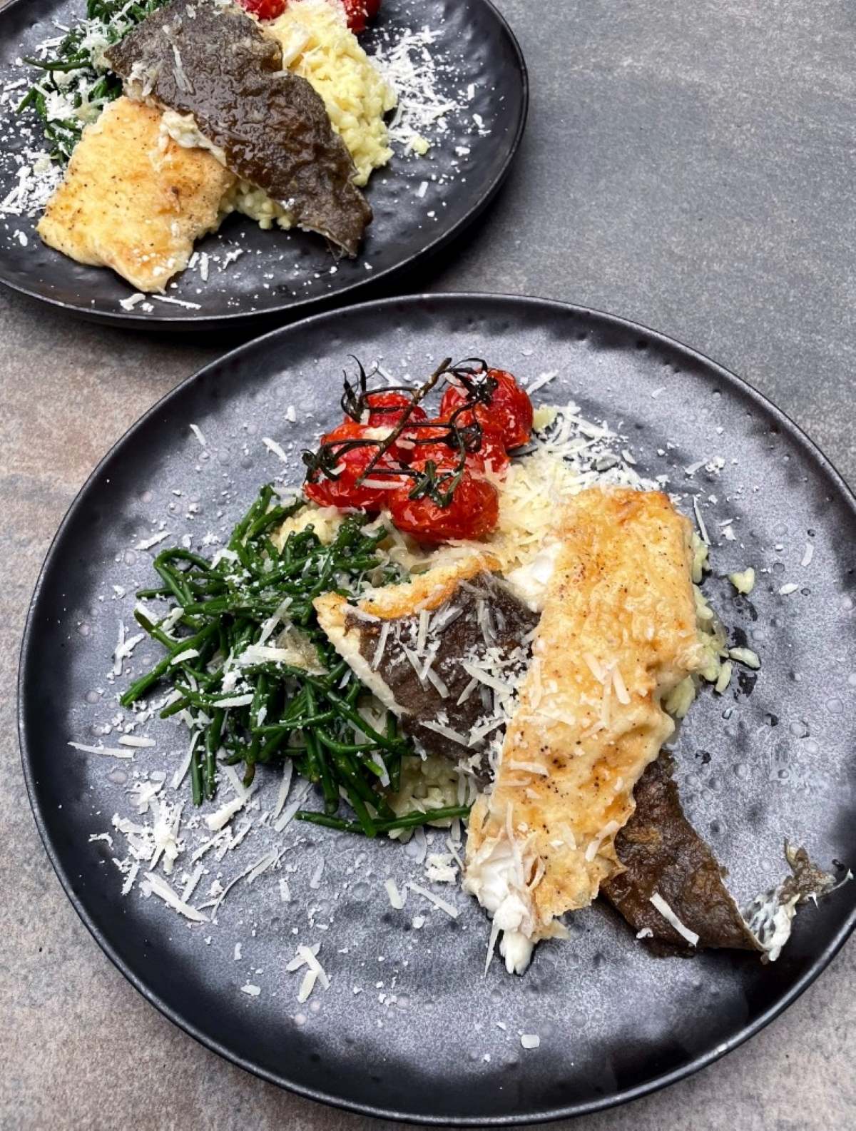Pan Fried Plaice with Risotto