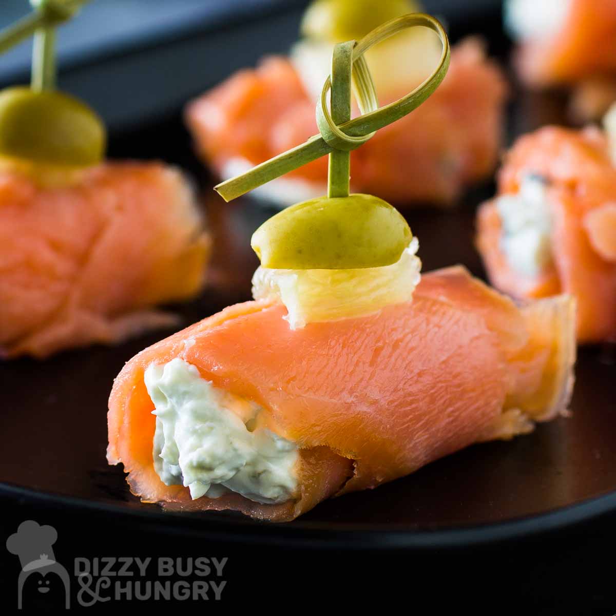 Smoked Salmon and Cream Cheese Bites