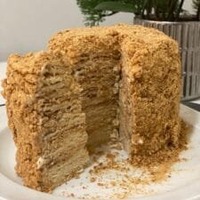 Medovik Russian Honey Cake (Gluten-Free)