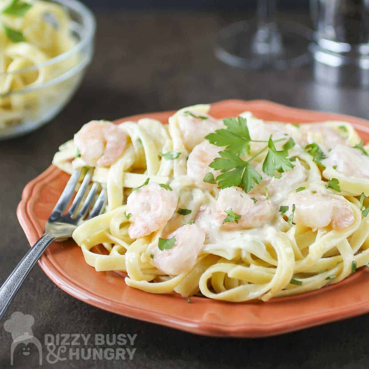 Shrimp Fettuccine Alfredo