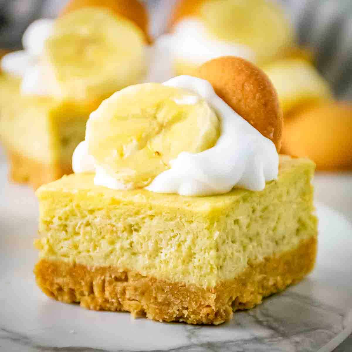 Banana Pudding Cheesecake Bars