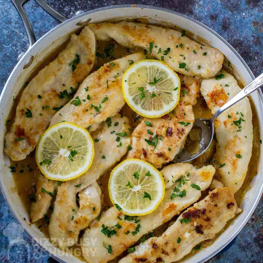 One Skillet Creamy Lemon Chicken