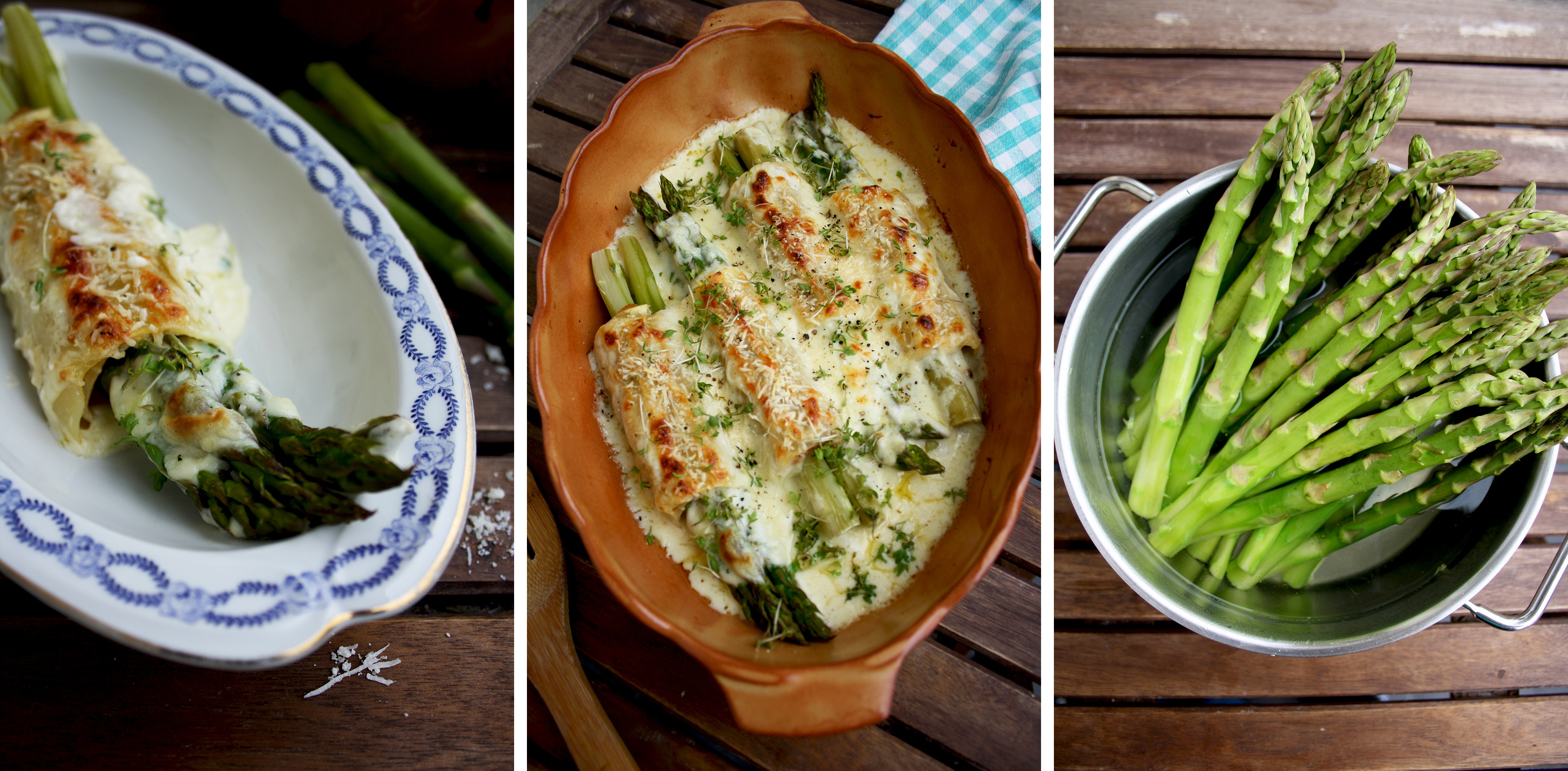 Baked Asparagus Cannelloni