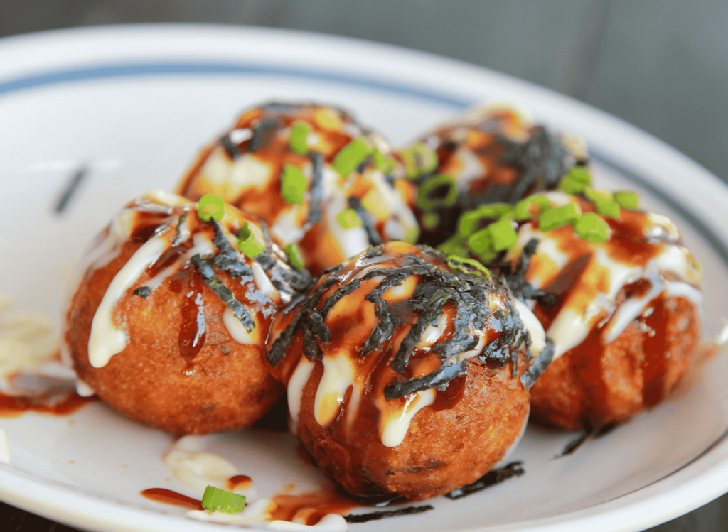 Japanese Takoyaki (Octopus Balls)