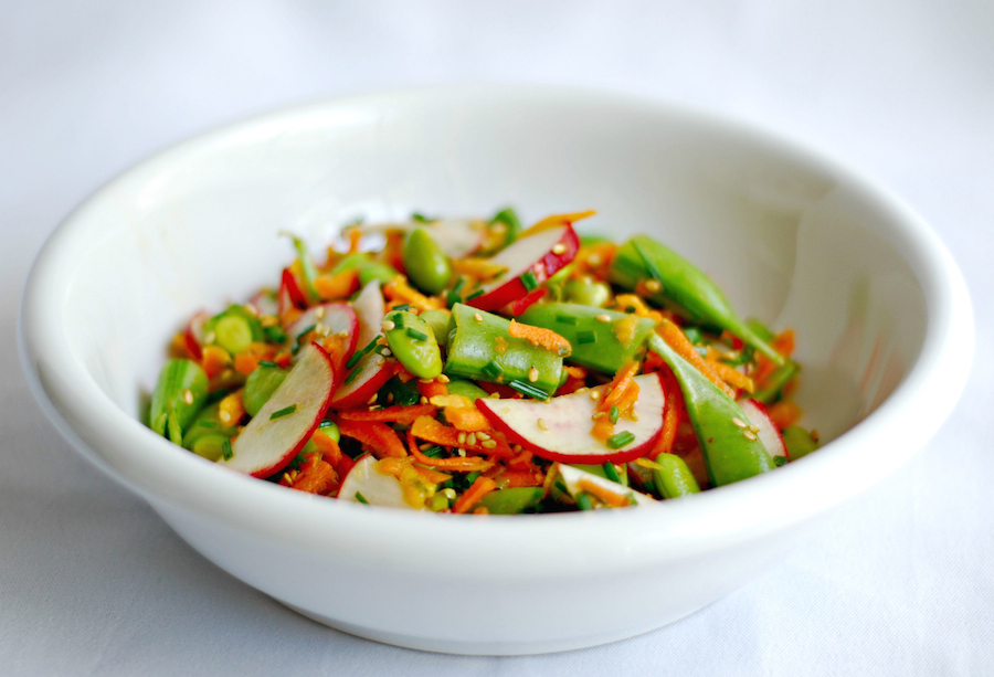 Crispy Asian Snap Pea Salad