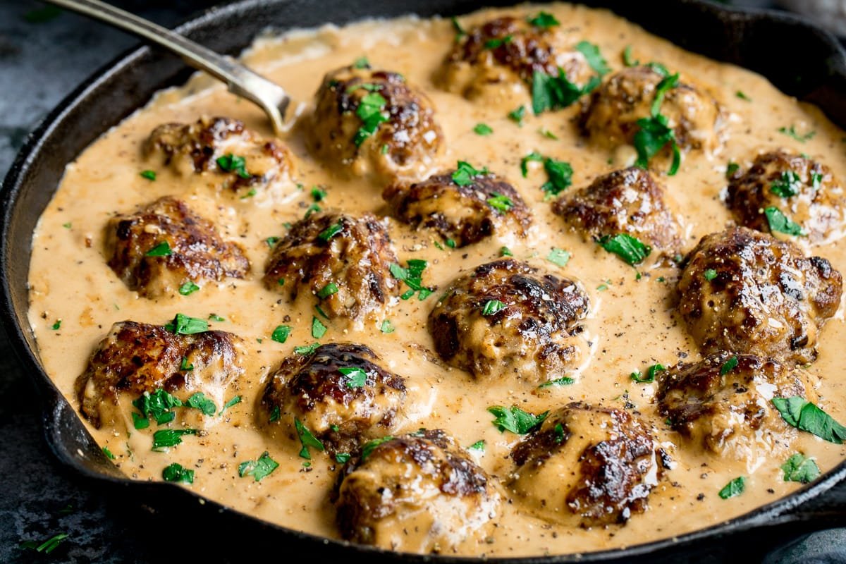 Swedish Meatballs By Kitchen Sanctuary Foodrhythms