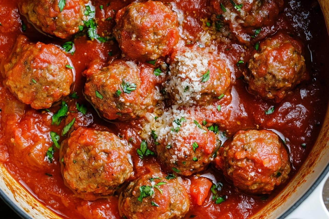 Dutch Oven Meatballs