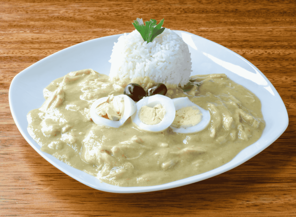 Peruvian Aji de Gallina (Creamy Chicken Stew)