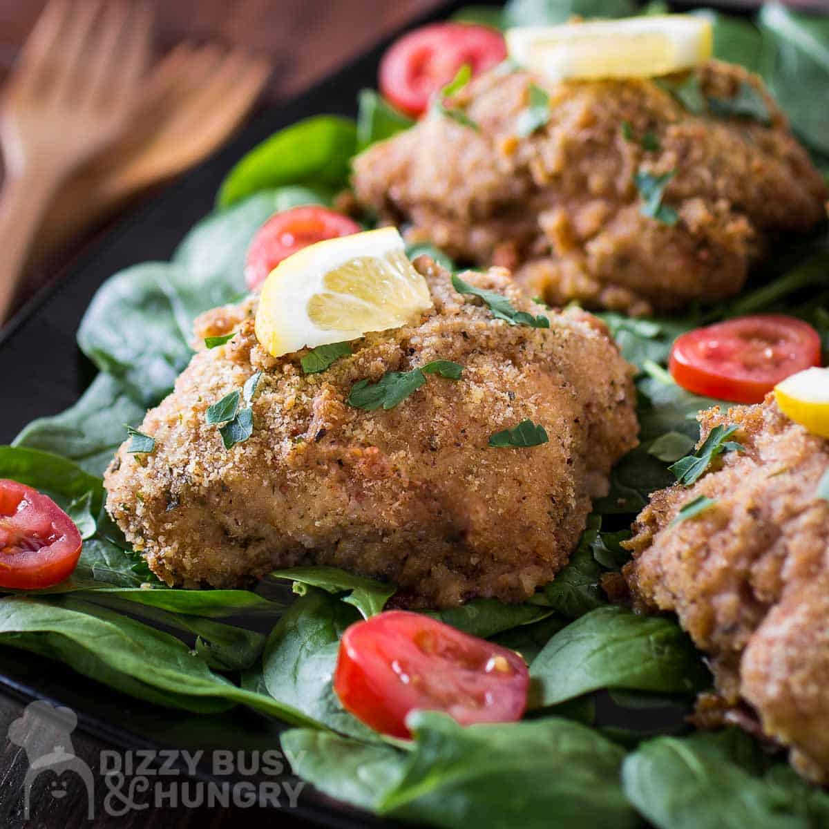 Baked Breaded Lemon Chicken