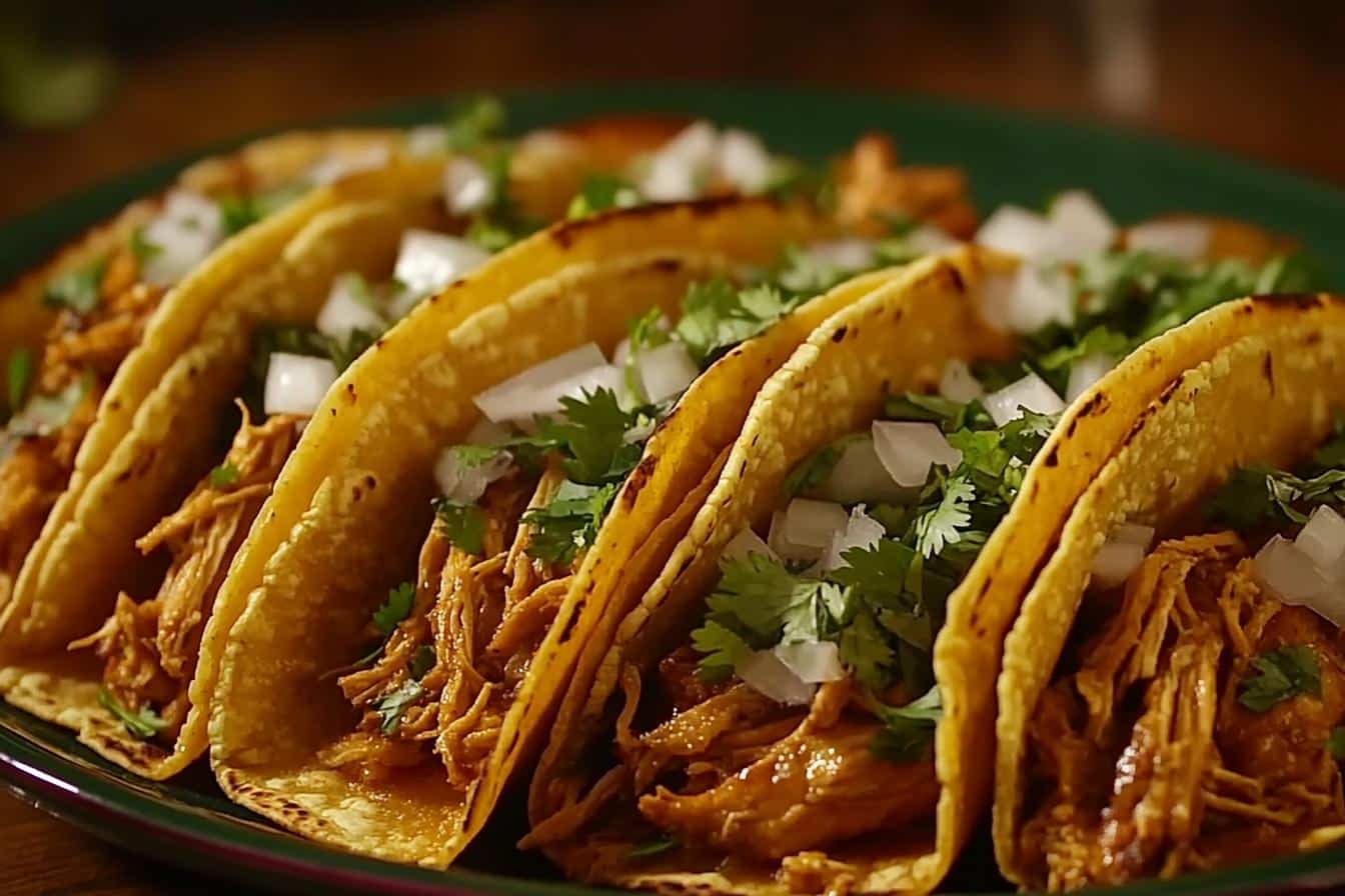 Dutch Oven Chicken Tacos