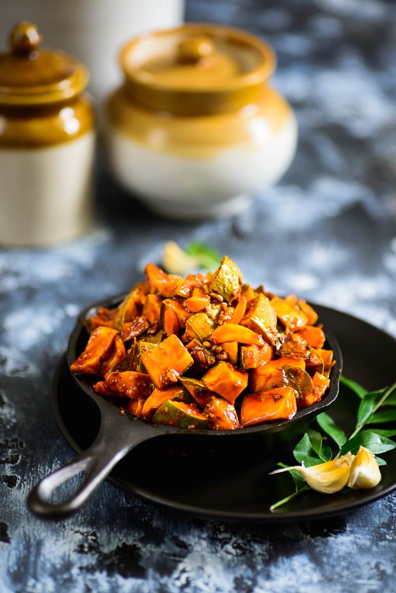 Kerala Style Instant Mango Pickle | Onam Sadya Recipe