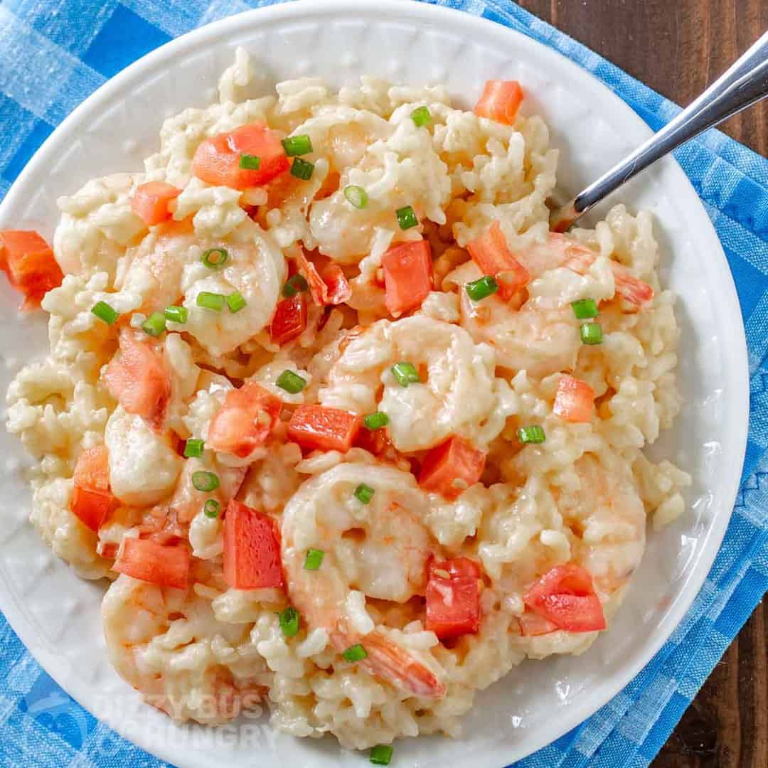 Creamy Rice and Shrimp