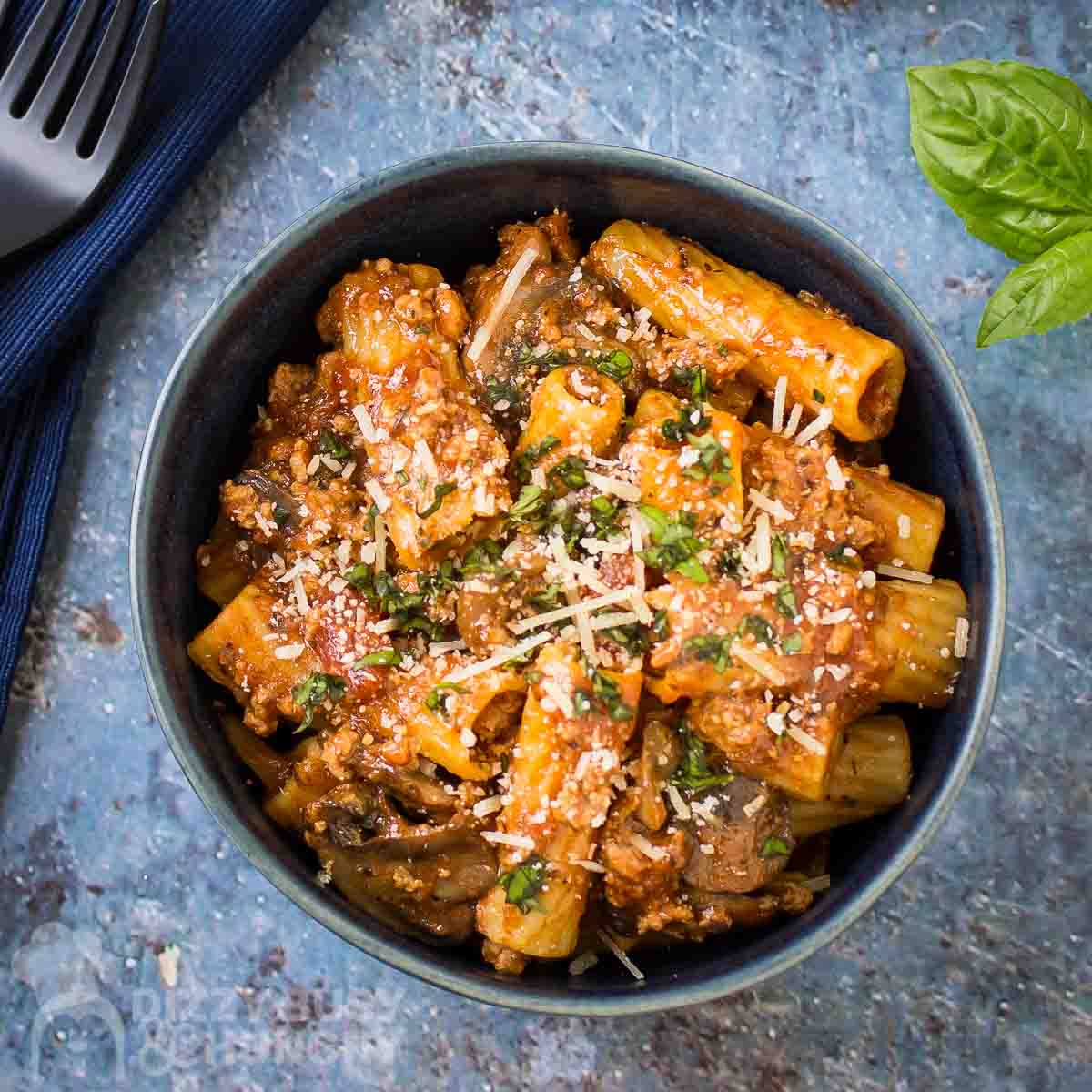 One Pot Rigatoni