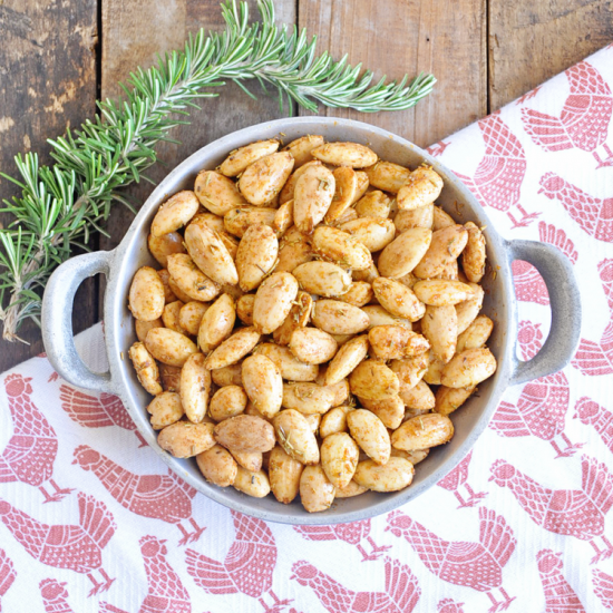 Roasted Spanish Almonds with Paprika & Rosemary