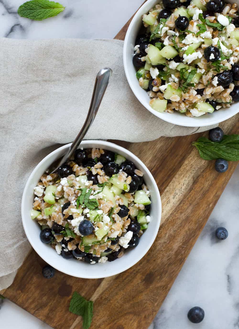 Blueberry and Farro Salad
