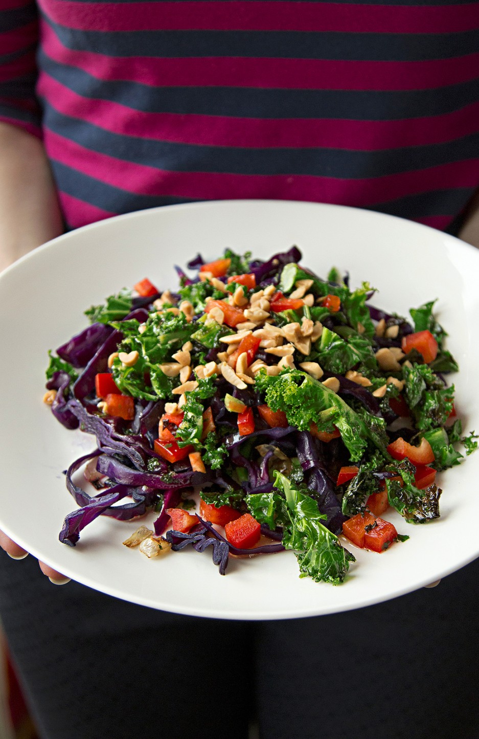 Fastfood a Colorful Crunchy Kale Salad
