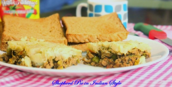 Shepherd Pie or Cottage Pie - Indian Desi Style
