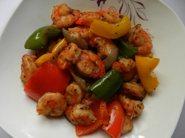 Spicy Bell Pepper Prawn / Shrimp